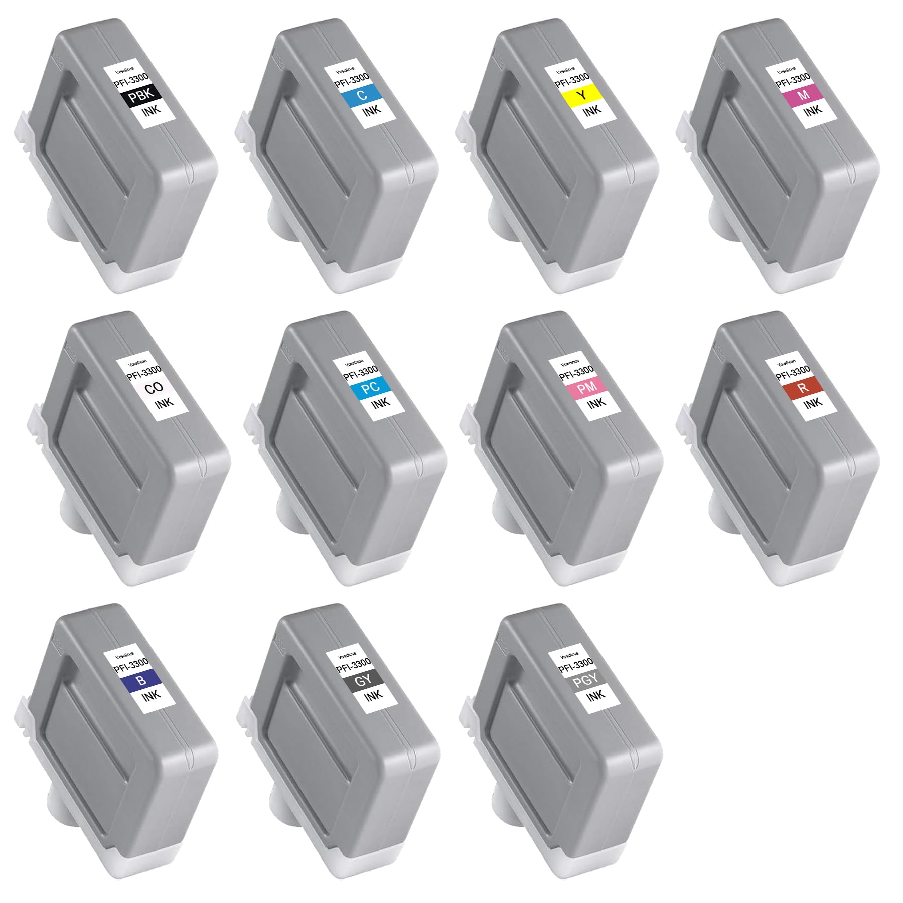 Amazon.com: PFI-3300 Ink Tank 330 ml 11-Pack Compatible